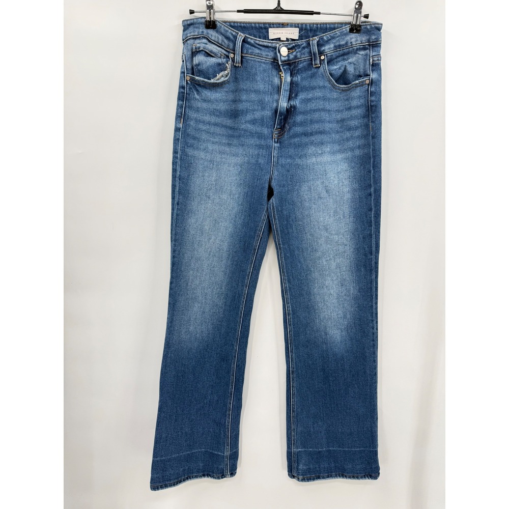Risen Jeans 13/31 Straight Leg Jeans Womens Medium Wash High Rise RDP5575RT